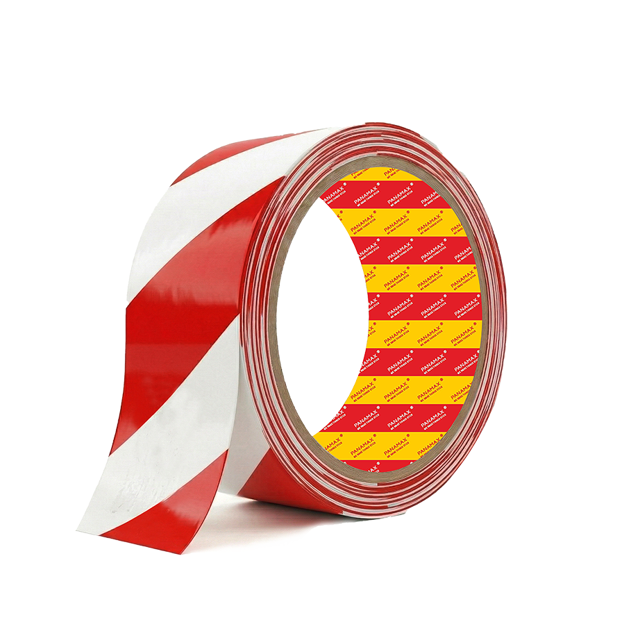 Panamax Red White Floor Marking Tape